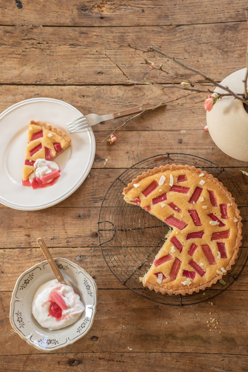 Rhubarb Frangipane Tart