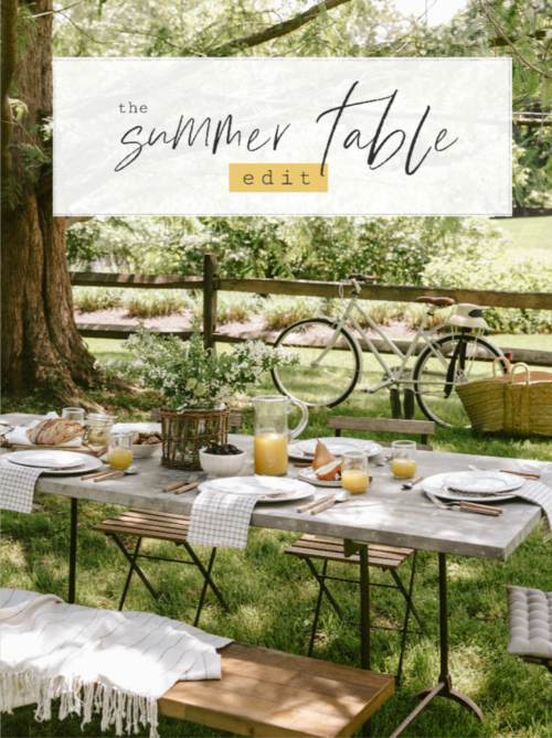THE SUMMER TABLE EDIT