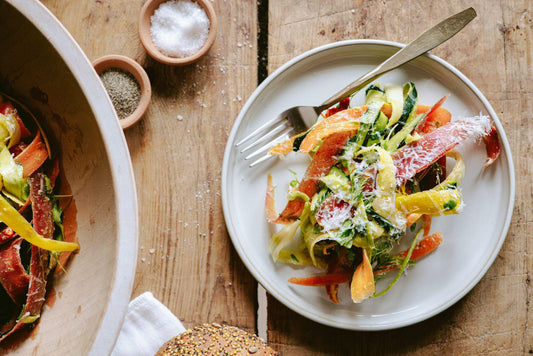 SHAVED SUMMER VEGETABLE SALAD RECIPE