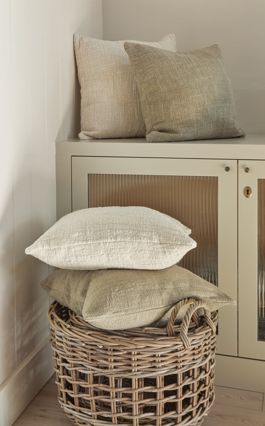 Sage Linen Square Pillow