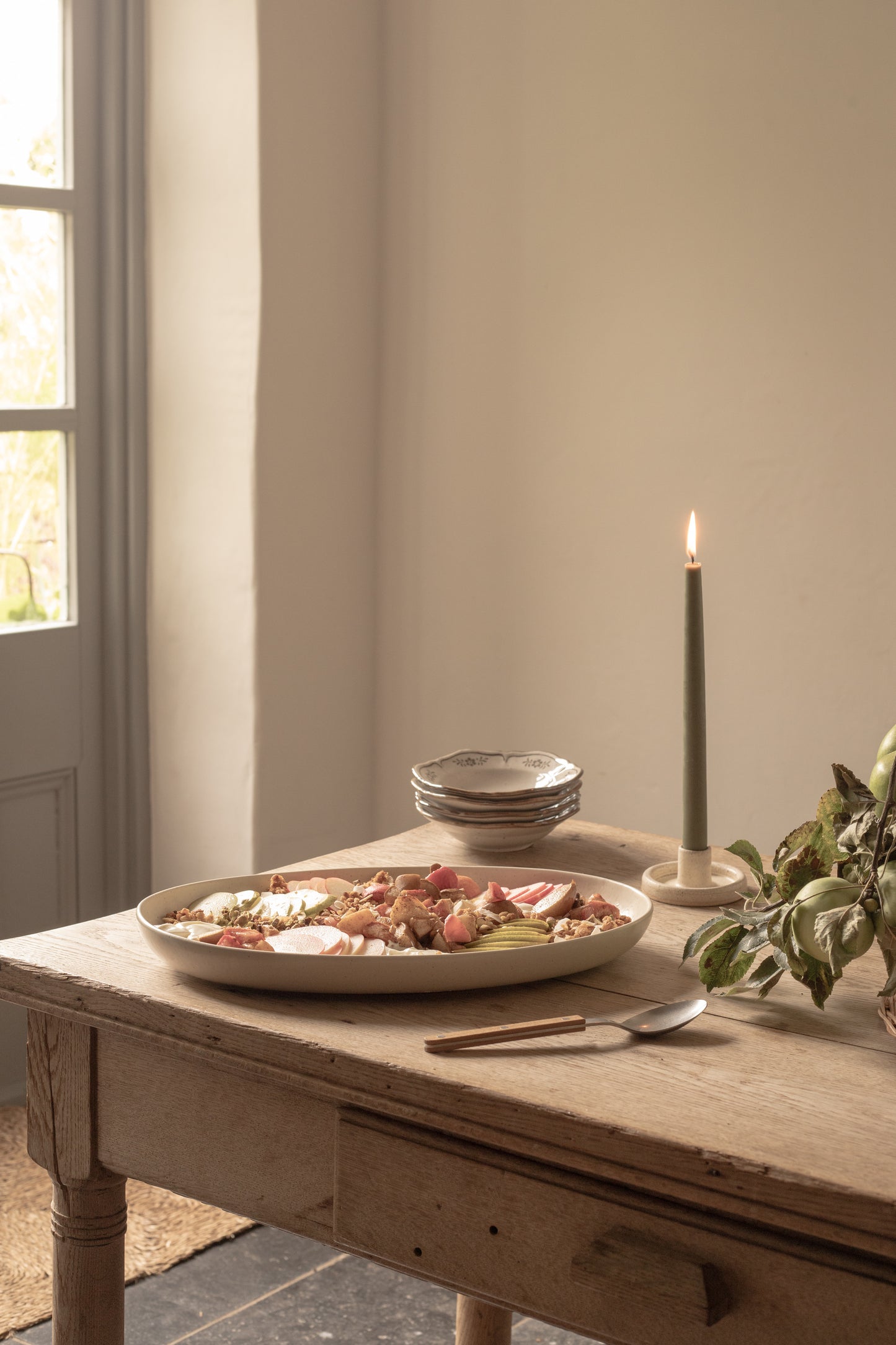 Hudson Taper Candle (Moss)
