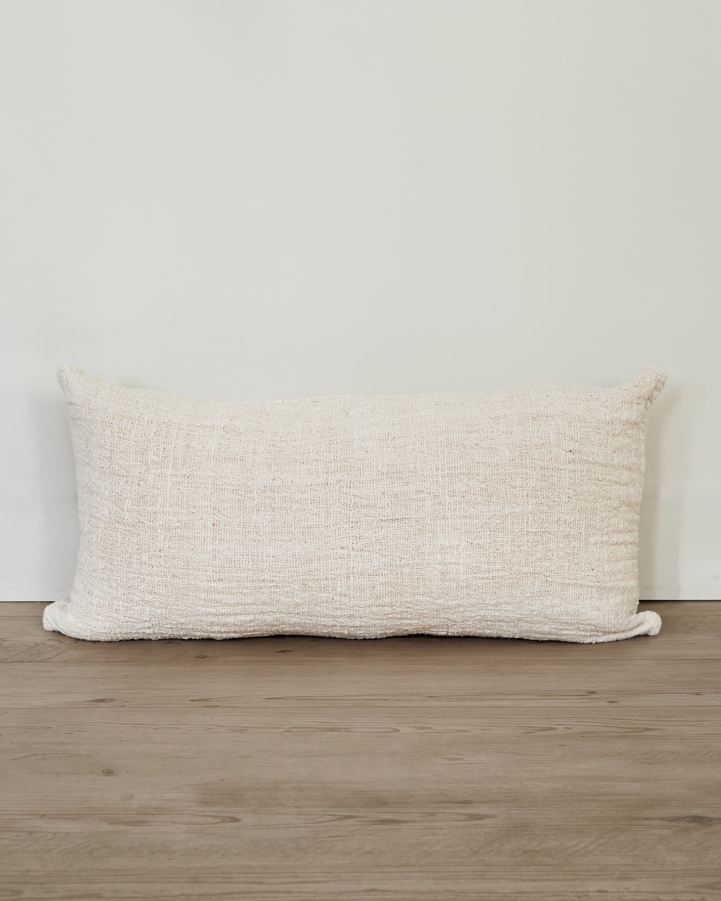 Ivory Linen Lumbar Pillow