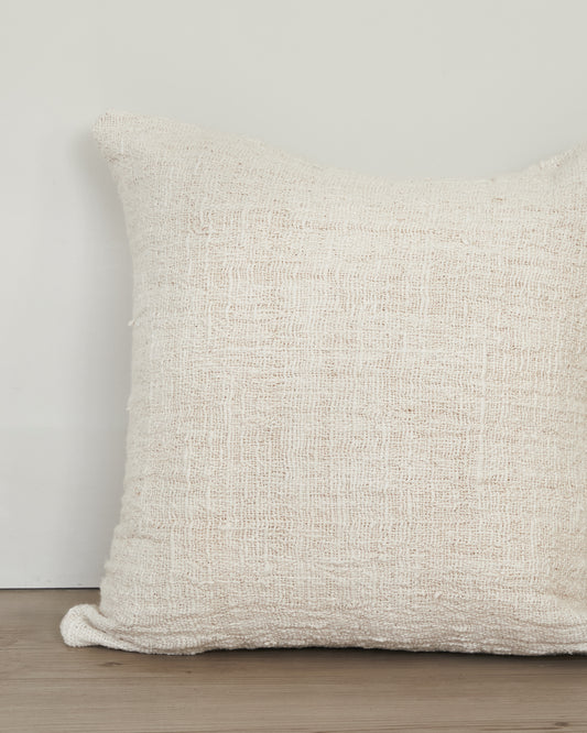 Ivory Linen Square Pillow