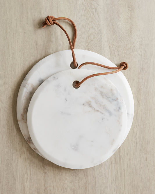 Marble Serving Trays (Set of 2)