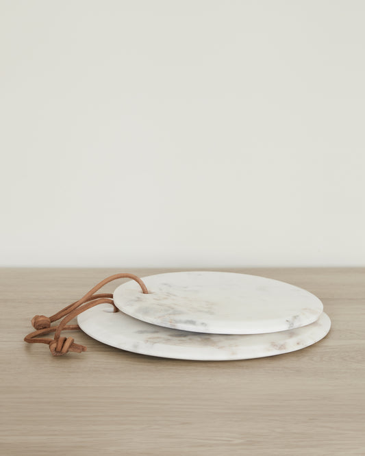 Marble Serving Trays (Set of 2)