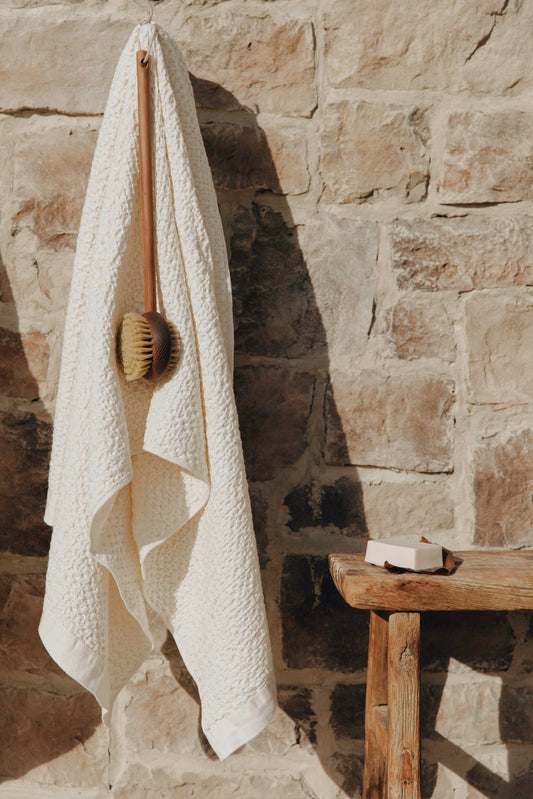 Vintage Wash Towels (Ivory)