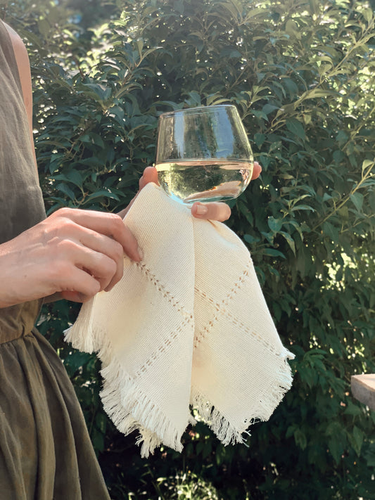 Allende Napkins - Ecru