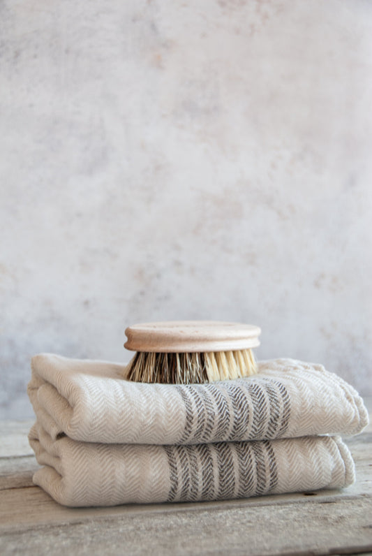 Coal Stripe Gauze kitchen cloth
