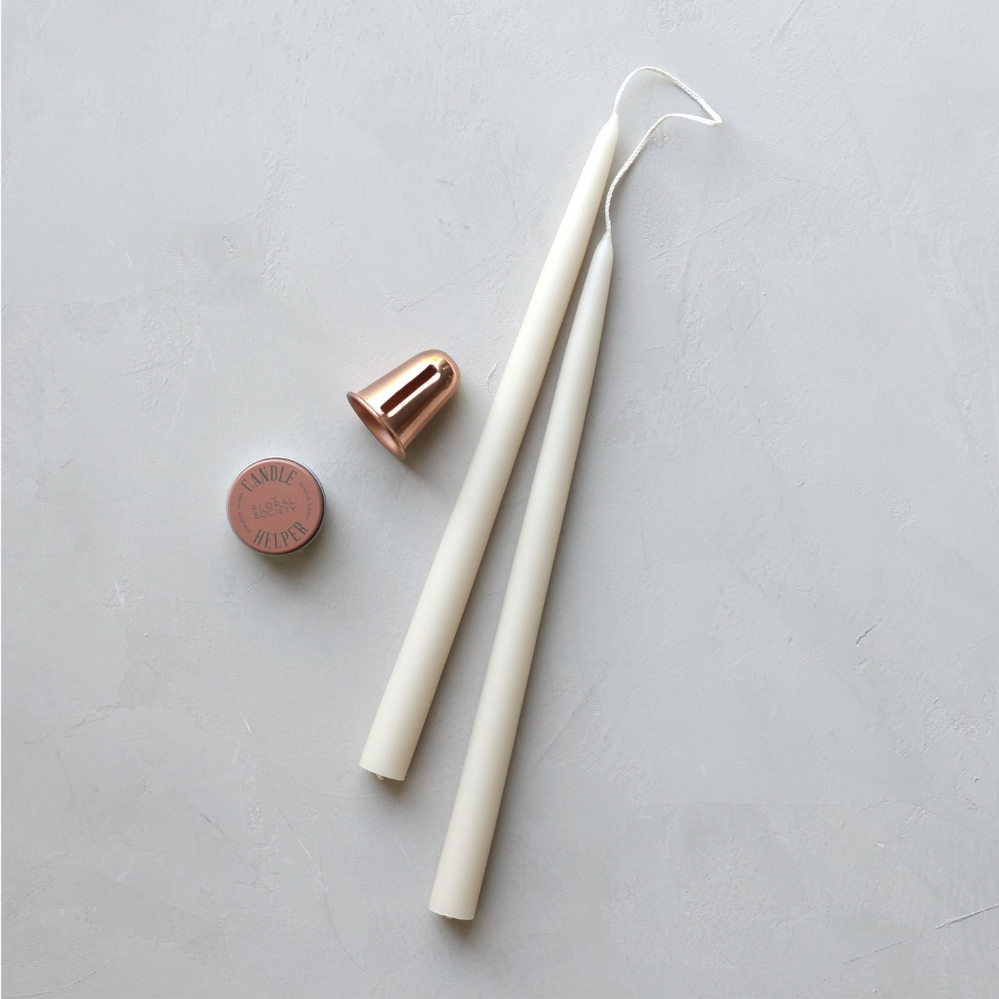 Hudson Taper Candle (Parchment)